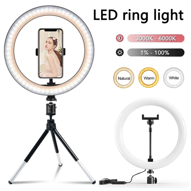 Torjim Rgb Photography Video Lighting - 12 inch LED Ringlamp Fotografieverlichting Telefoon