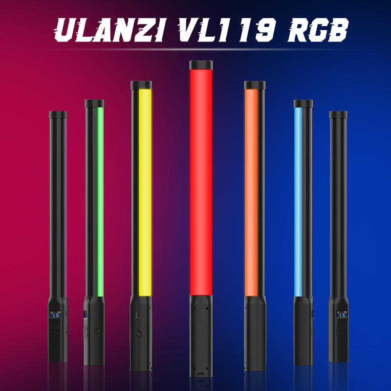 Photography Lighting Styles - Ulanzi VL119 Handheld RGB Kleurrijke Stok