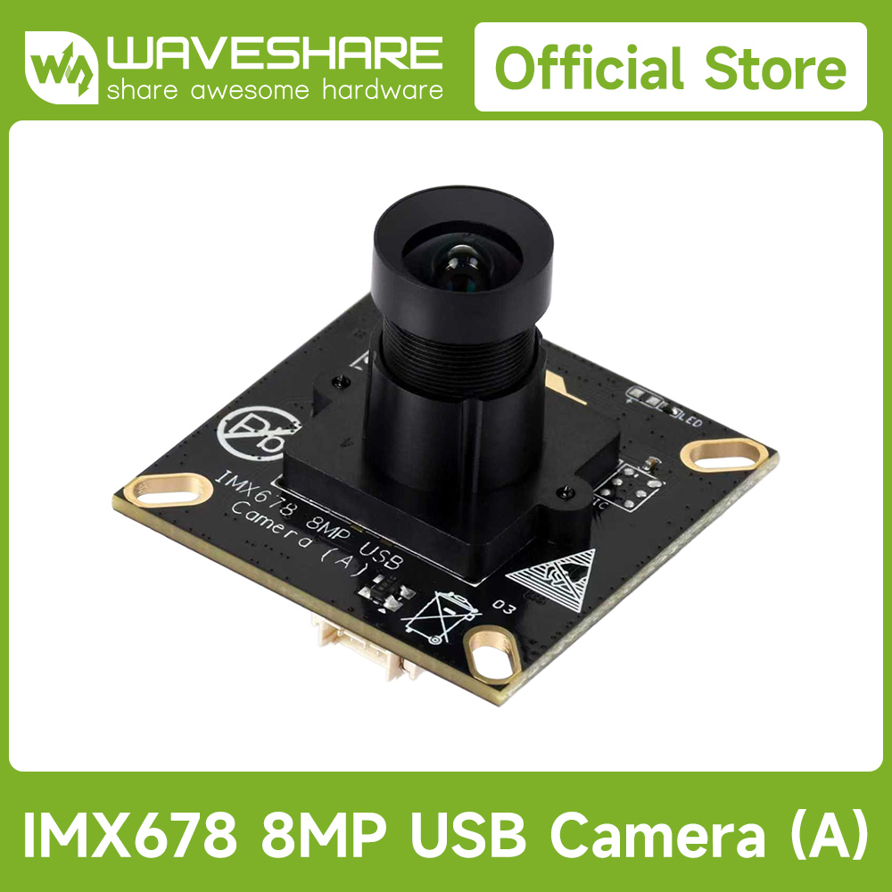 Photography Lighting Gear - Waveshare IMX678 8MP M12 USB-cameramodule, IMX678-sensorchip,