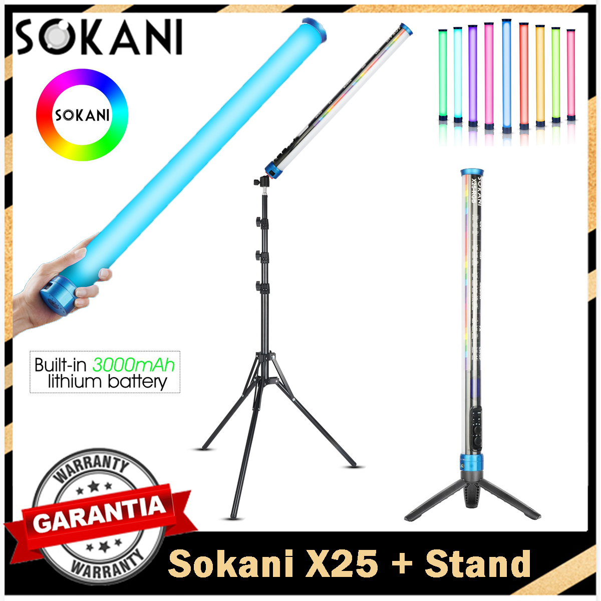 Torjim Rgb Photography Video Lighting - Sokani X25 RGB LED-videolamp Handheld Tube