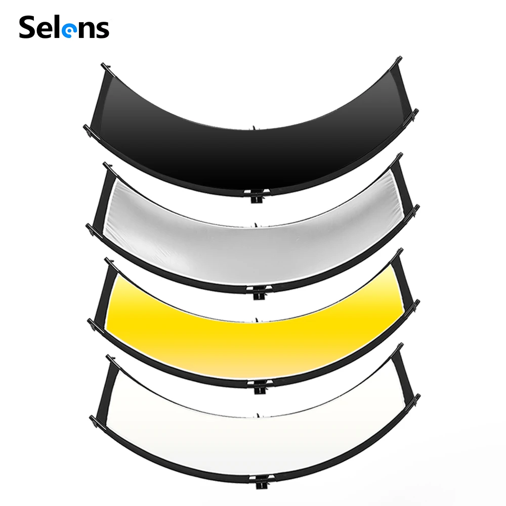 Photography Lighting Types - Selens 4-IN-1 U-type 105x260cm Lichtreflector Reflecterende