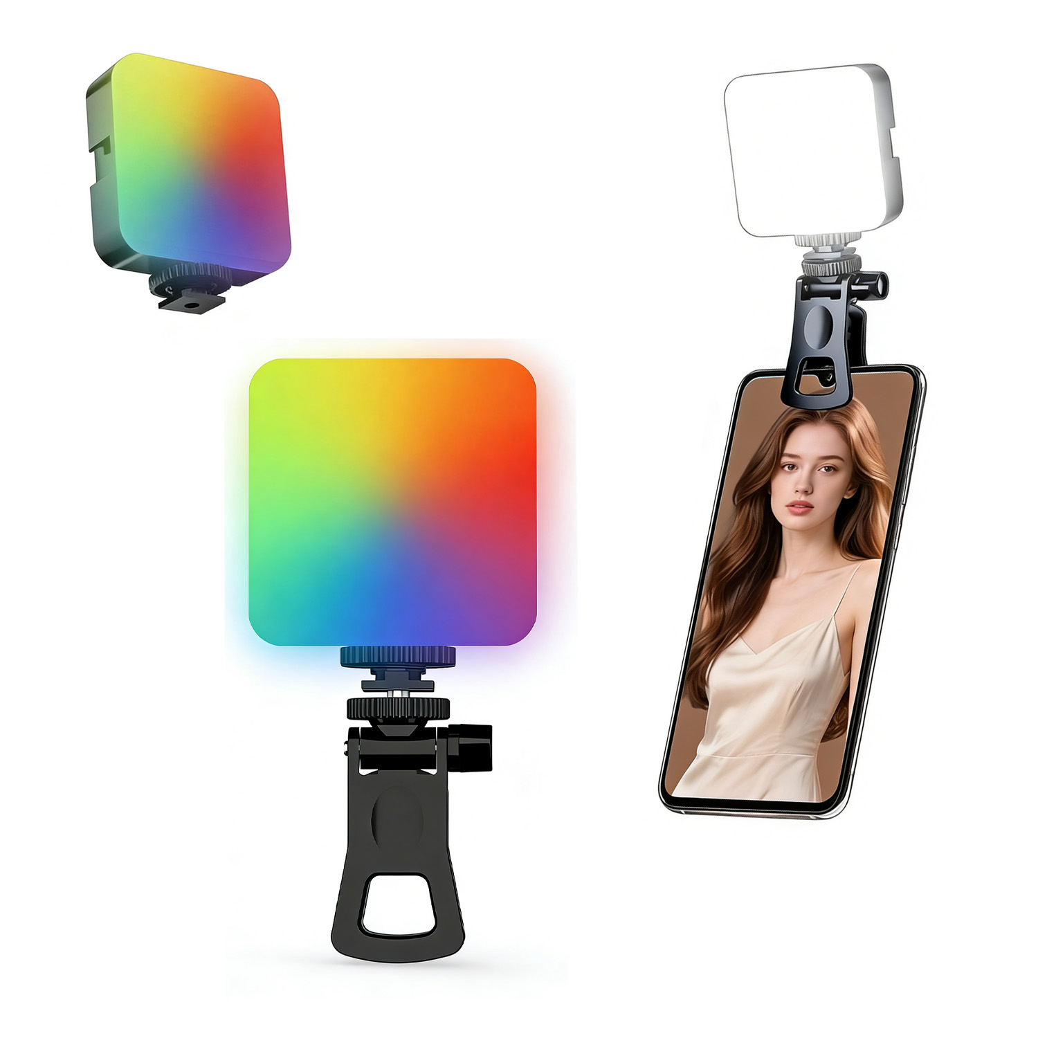 Photography Lighting Outdoor - RGB-zaklamp Buitenfotografie Invullicht Live streaming Fotocamera