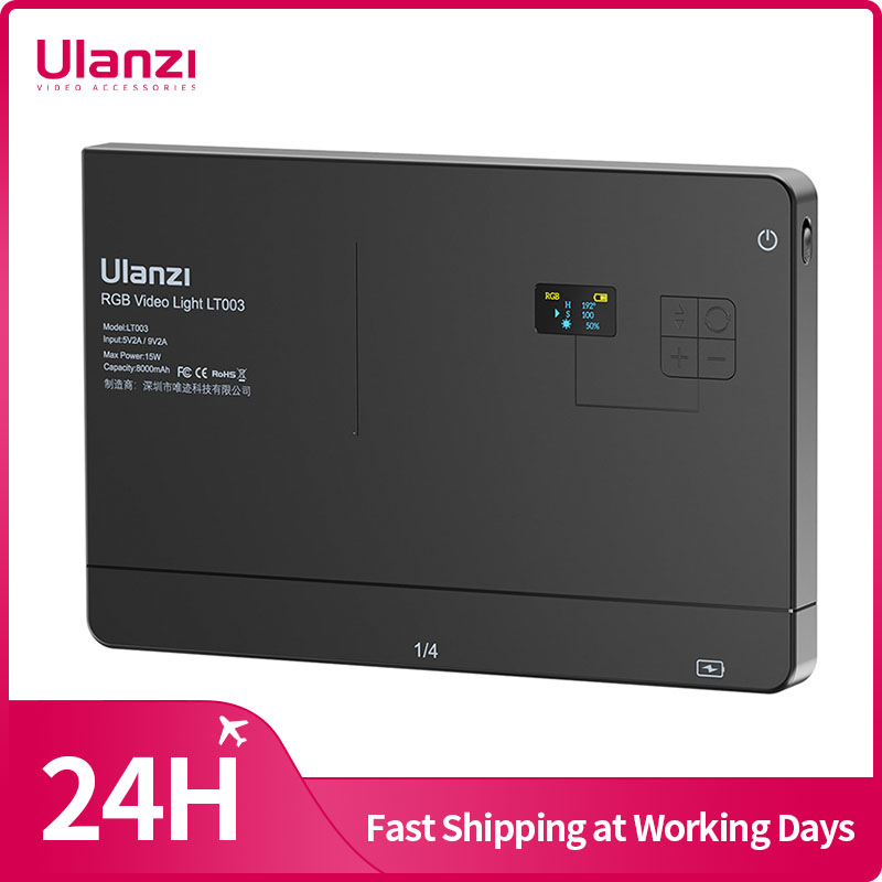 Photography Lighting Styles - Ulanzi lt003 15w rgb video licht