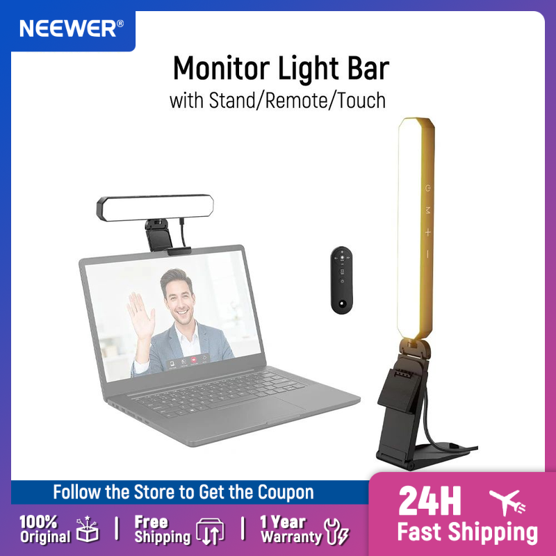 Photography Lighting Styles - NEEWER Basics 6W monitorlichtbalk met afstandsbediening/aanraakbediening