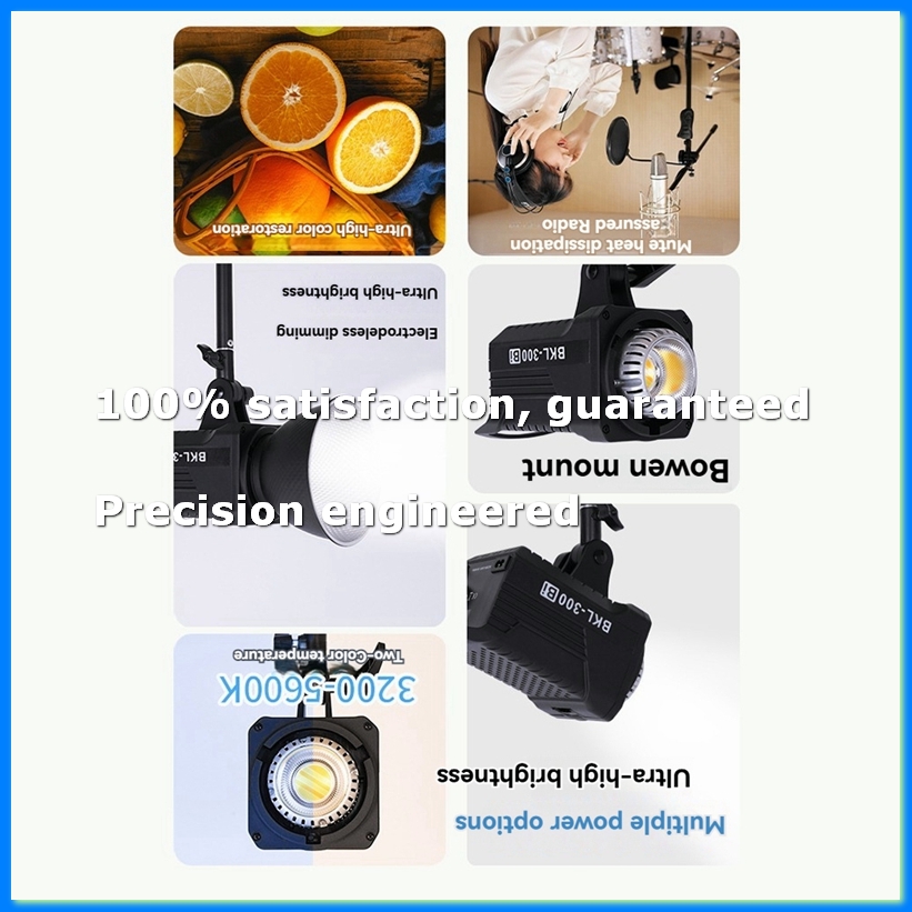 Photography Lighting Gear - 300W Bi LED-videolamp, continue LED-verlichting met