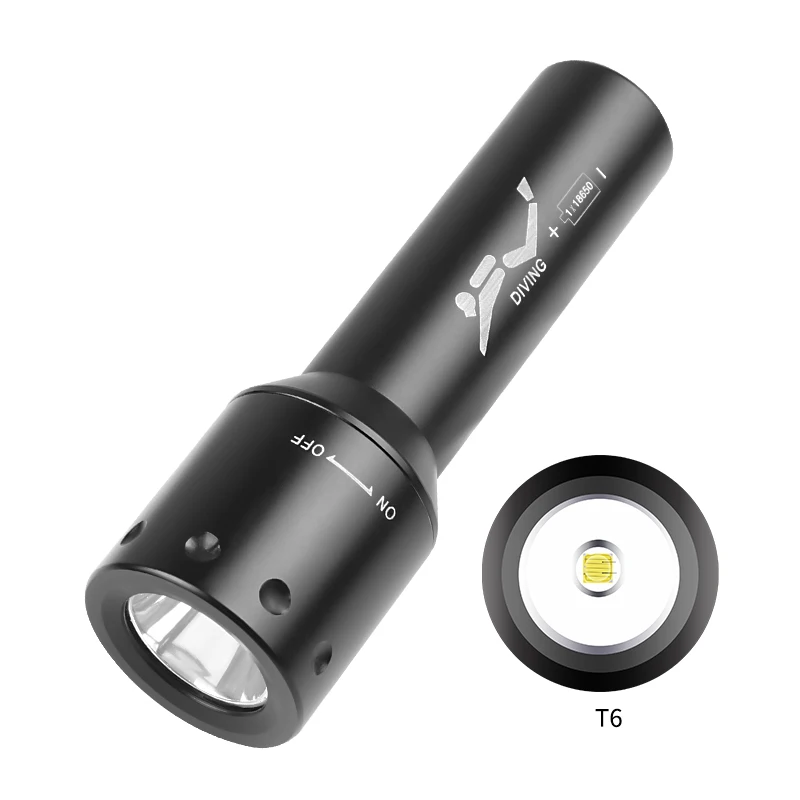 Photography Lighting Lamp - Nieuwe T6 LED-duiklamp Lange afstand onderwaterwerk