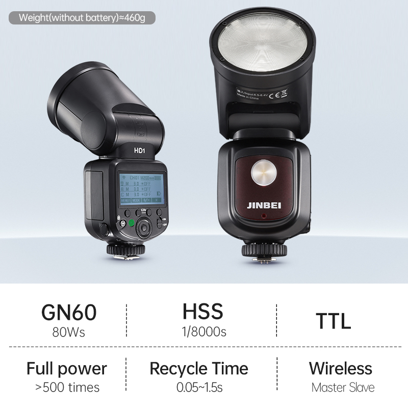 JINBEI HD-1 Ronde kop HSS Spee - Photography Lighting Outdoor recensie en prijs