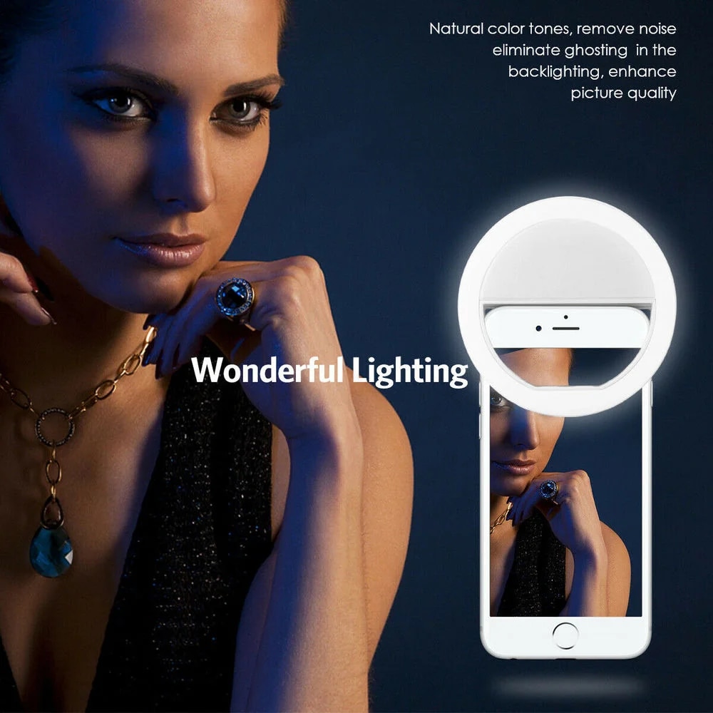 Usb Oplaadbare Led Selfie Ring - Photography Lighting Description recensie en prijs