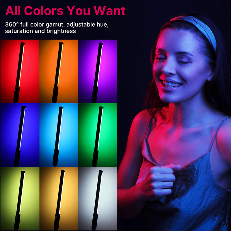 Ulanzi VL119 Handheld RGB Kleu - Photography Lighting Styles recensie en prijs