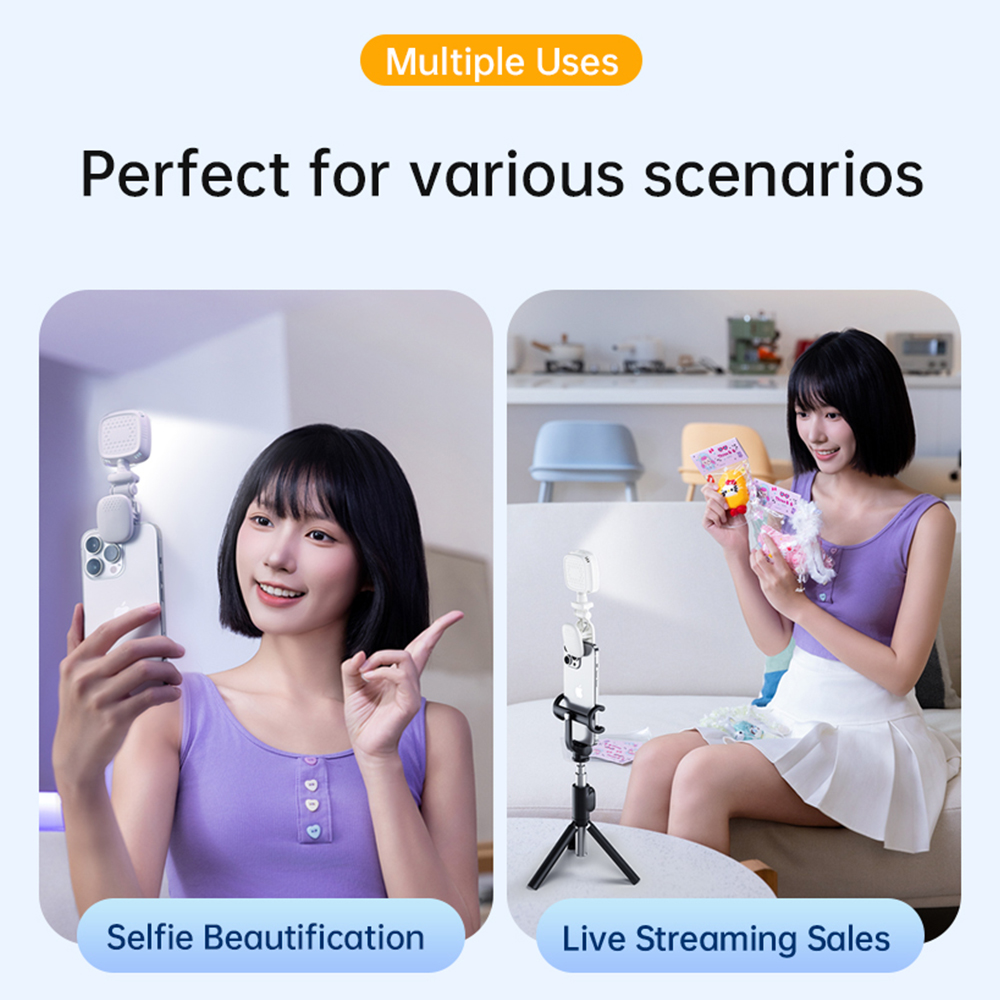 Draagbare LED Selfie Light Cam - Photography Lighting Description recensie en prijs