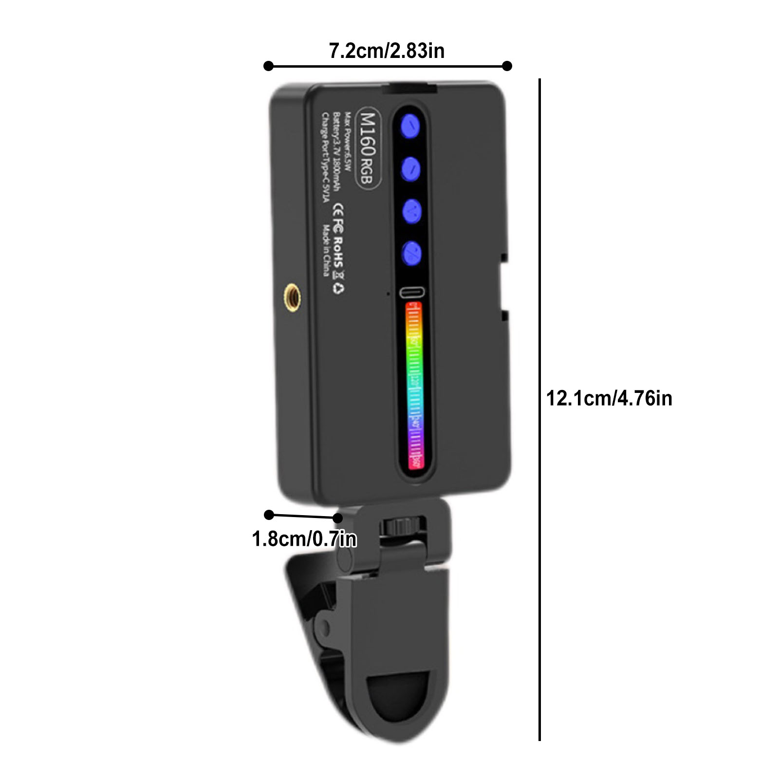 6,5W RGB LED Videolamp 2700K-6 - Photography Types Of Lighting recensie en prijs