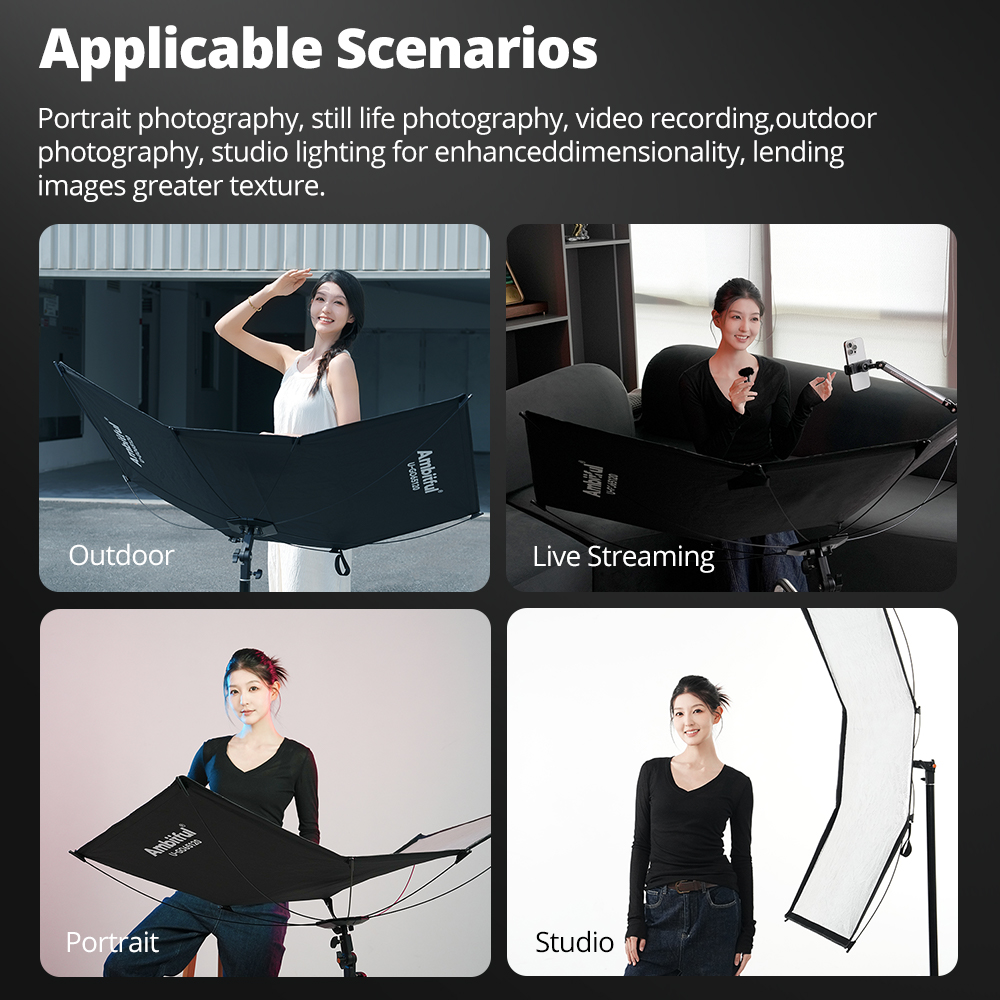 AMBITFUL 3in1 U-Type Lichtvers - Photography Lighting Types recensie en prijs