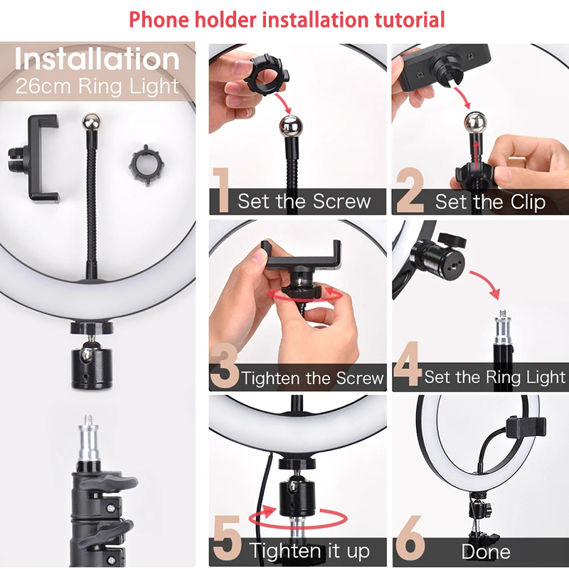 Video Light 16/26/33cm Selfie  - Photography Lighting Description recensie en prijs