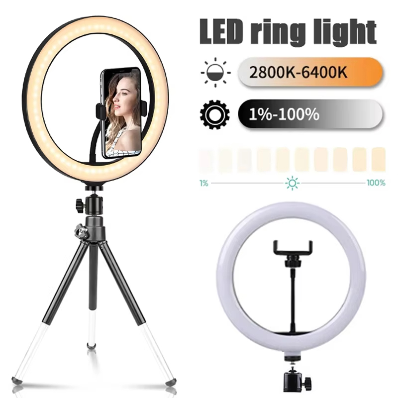 10 inch Selfie Ring Light Foto - Photography Lighting Description recensie en prijs