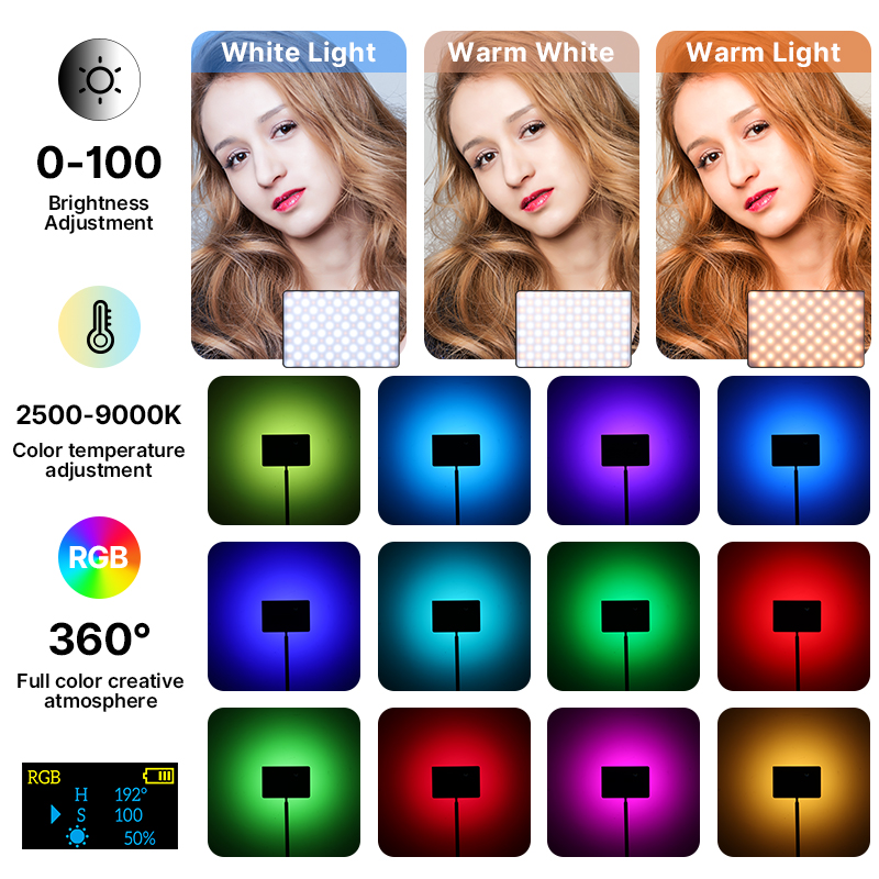 Ulanzi lt003 15w rgb video lic - Photography Lighting Styles recensie en prijs