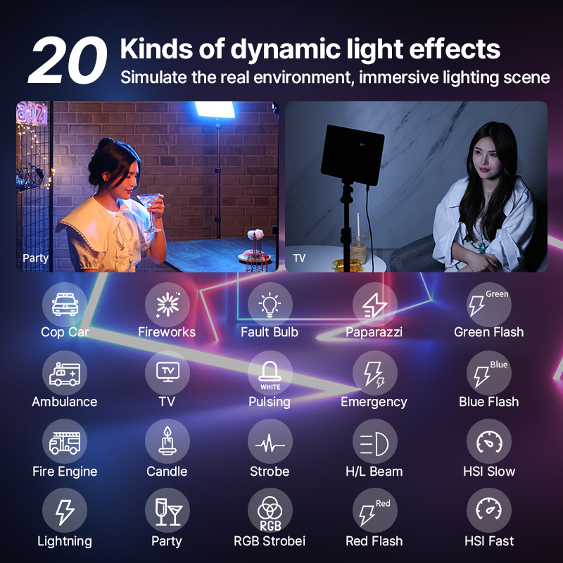 Ulanzi lt003 15w rgb video lic - Photography Lighting Styles recensie en prijs