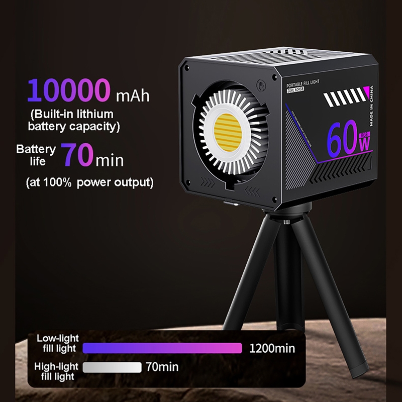 60W RGB Videolamp Draagbare LE - Torjim Rgb Photography Video Lighting recensie en prijs
