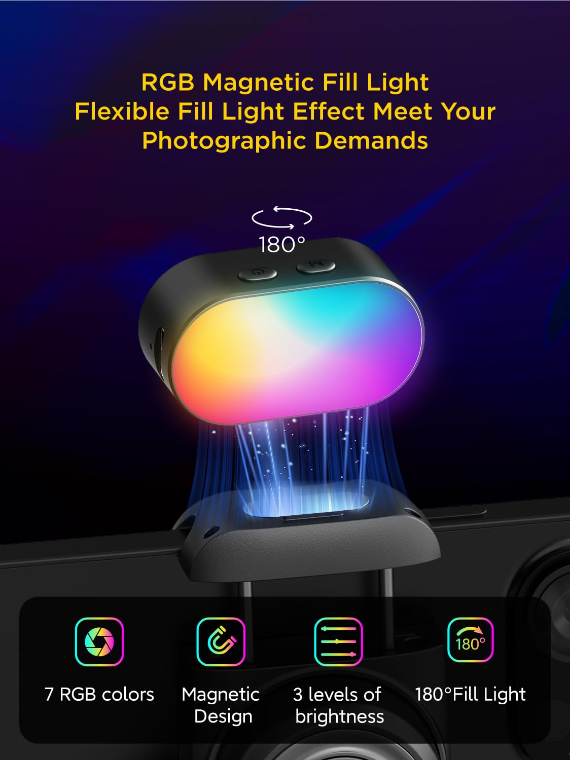 AOCHUAN RGB magnetisch invulli - Torjim Rgb Photography Video Lighting recensie en prijs